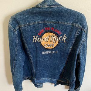 Vintage Hard Rock Honolulu Jean Jacket